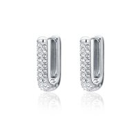 Earrings Brand Woman Elite in Steel Zirconia 09ER055